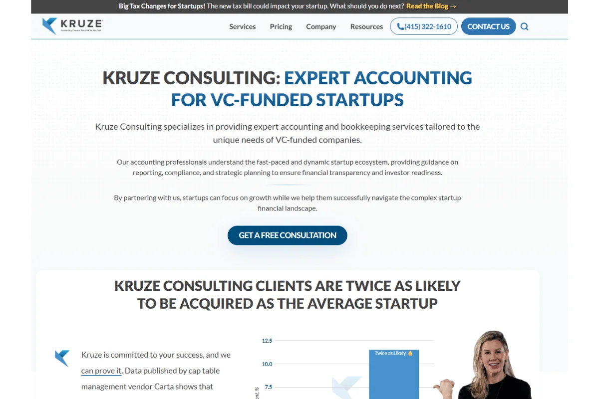 Kruze Consulting Homepage